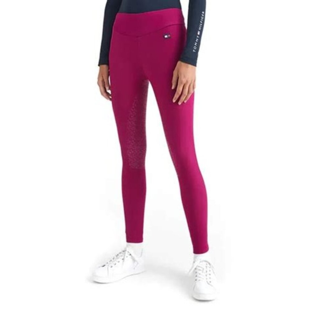 Tommy Hilfiger Sport Women’s Full Grip Leggings Size XL – Italian Wine